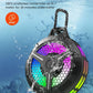 Waterproof Bluetooth Speaker IPX7, Shower Speaker Portable Wireless with Dynamic Lights, TWS Mode, Loud Stereo Sound,Robust Bass