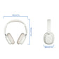 Wireless Gaming Headset Wireless Gaming Headset BT5.3 Over Ear Headphone with Mic 3.5mm Foldable Earphone