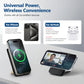 Magnetic Wireless Charger Station 15W Fast Charging Multi-Device Lightweight Portable For IPhone 17 16 15 14 13 Samsung AirPods