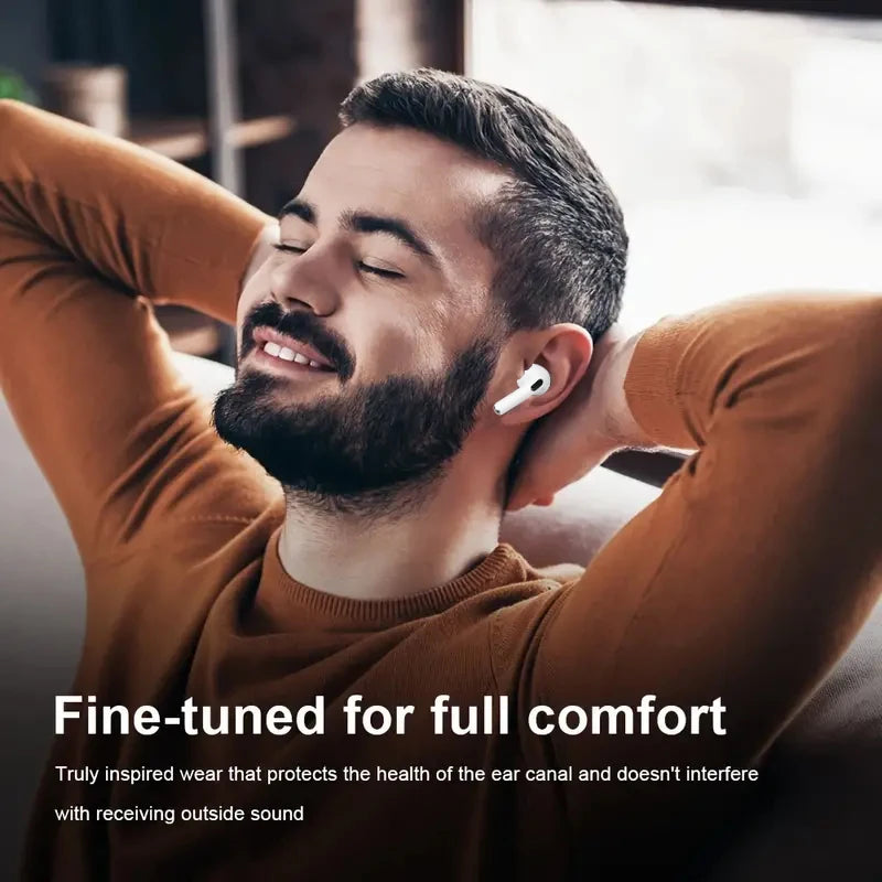 W&O T17-2 TWS Noise Reduction Earphone Bluetooth Headphones Wireless Headset HIFI Earbuds Extra Charging Case with Touch Screen