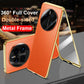 Luxury Leather Glass 360° Cover for Honor Magic 6 7 Pro HD Shockproof Bumper Phone Case Funda for Honor Magic 6 5 4 Lite 5G2028