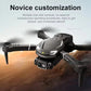 New V88 Drone VR 8K Professional HD Dual Camera WIFI Obstacle Avoidance Photography Optical Flow Foldable UAV Toys Holiday Gifts