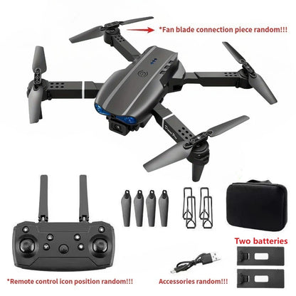 E99Pro 4K FPV Drone with 1080P Wide-Angle Camera, WiFi Real-Time Transmission, Foldable & Altitude Hold Upgrade Perfect Gift