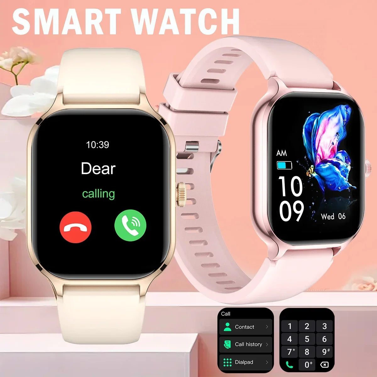 2025 Smart Watch, Multiple Sport Modes, Various App Notifications, Perfect Gift for Holidays, iPhone/Android