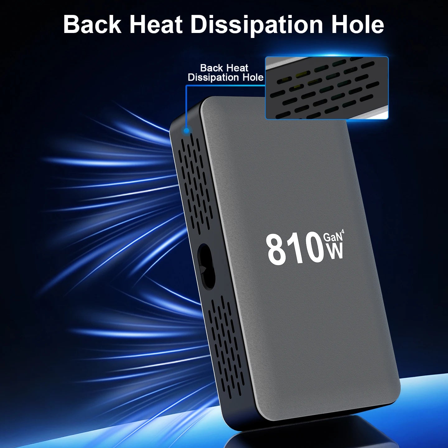 810W GaN Charger USB C Fast Desktop 10-port USB Type C PD3.1 Charger Fast Charging for iPhone Samsung Xiaomi Macbook