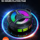 Waterproof Bluetooth Speaker IPX7, Shower Speaker Portable Wireless with Dynamic Lights, TWS Mode, Loud Stereo Sound,Robust Bass