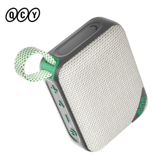 QCY SP2 Mini Speaker Wireless Bluetooth 5.3 Ambient Light Deep Bass HIFI TWS Stereo Sound Box IP67 Waterproof 17Hrs Subwoofer
