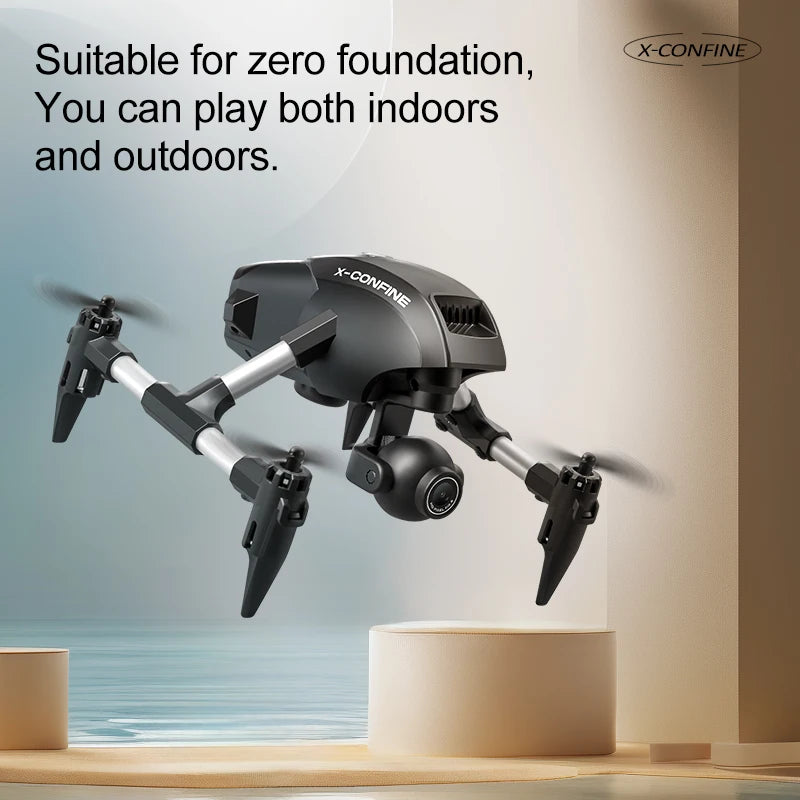 V42 Mini Drone Alloy Architecture 8K HD Dual Camera WIFI FPV Quadcopter Remote Control Unmanned Toy's Gift