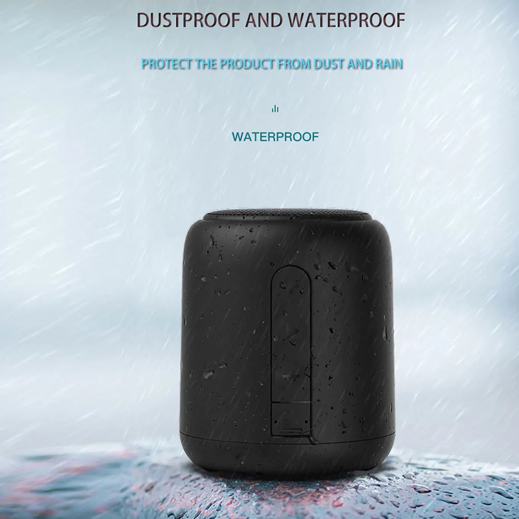 ABS Portable Bluetooth Speakers With High-fidelity Sound Compact And Portable Wireless Connection Red