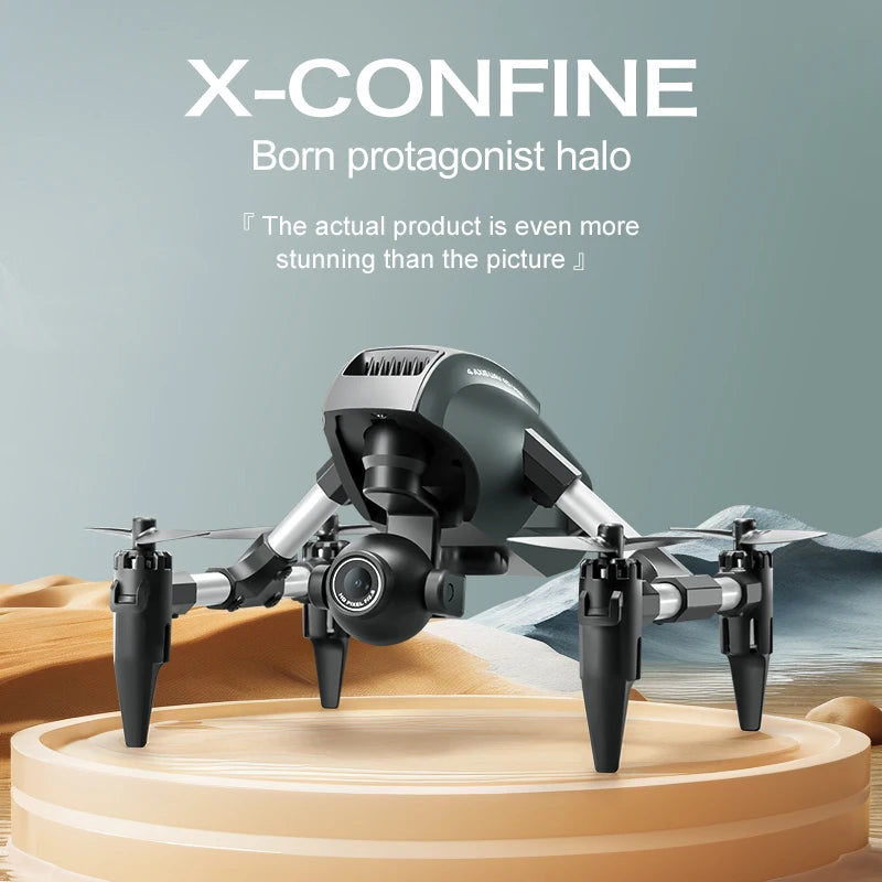V42 Mini Drone Alloy Architecture 8K HD Dual Camera WIFI FPV Quadcopter Remote Control Unmanned Toy's Gift