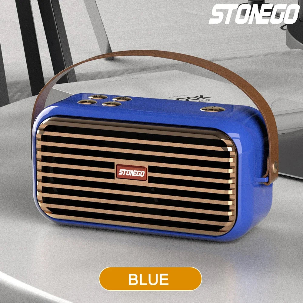 Wireless Bluetooth Speaker Stereo Sound Extended Bass Treble TWS Bluetooth 5.0 TF Card USB AUX Audio Input