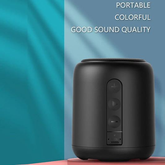 ABS Portable Bluetooth Speakers With High-fidelity Sound Compact And Portable Wireless Connection Red