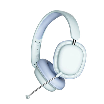 Over Ear Headphone Wireless Gaming Headset BT5.3 Over Ear Headphone with Mic 3.5mm Foldable Earphone Wireless PC Headset