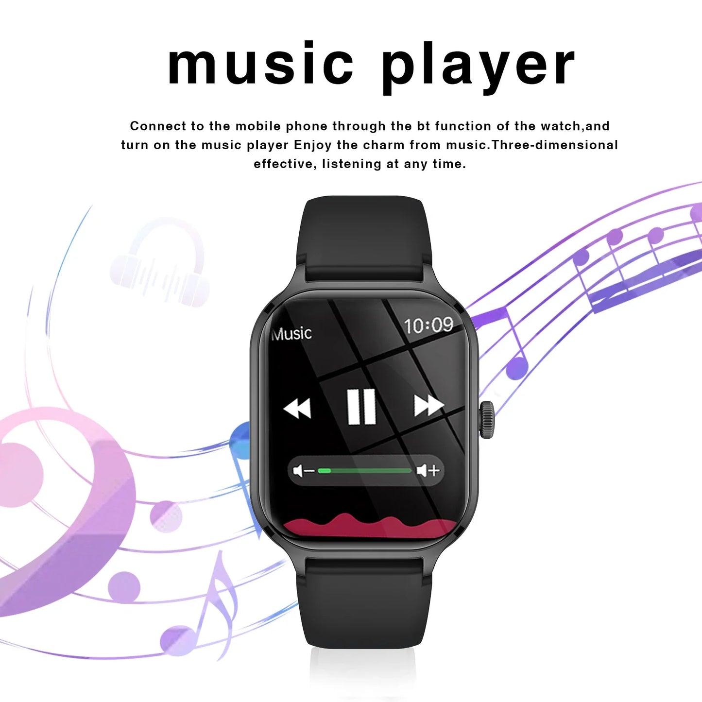 2025 Smart Watch, Multiple Sport Modes, Various App Notifications, Perfect Gift for Holidays, iPhone/Android