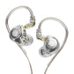 Comfortable In-Ear Stage Monitor Headphone Dual Magnetic Dynamic Unit Earphone Shock Bass Earbuds with 0.75mm Detachable Cable