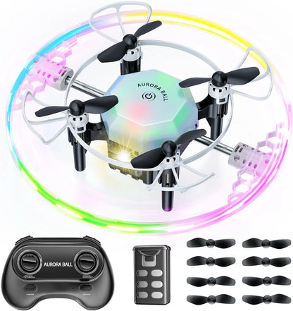 Mini RC Drone for Kids with LED Lights, 360 Flip, and Altitude Hold - Ideal Gift for Ages 8-12