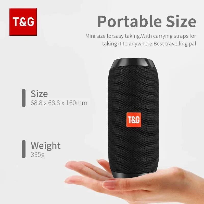 TG117 Bluetooth Speakers Portable Wireless Sound Box  Outdoor Waterproof Stereo Surround Supports TF Radio altavoz bluetooth