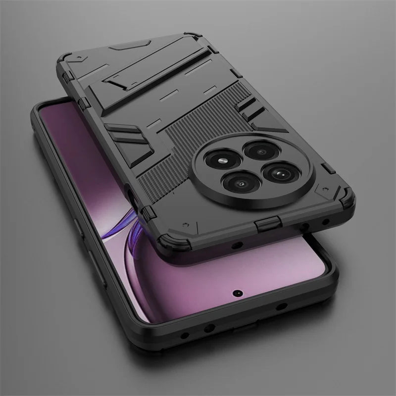 Shockproof Armor Case For OnePlus 13 13R 12 12R Nord CE4 CE 4 CE3 Lite 5G Magnetic Stand Holder Phone Cover For OnePlus13 Funda