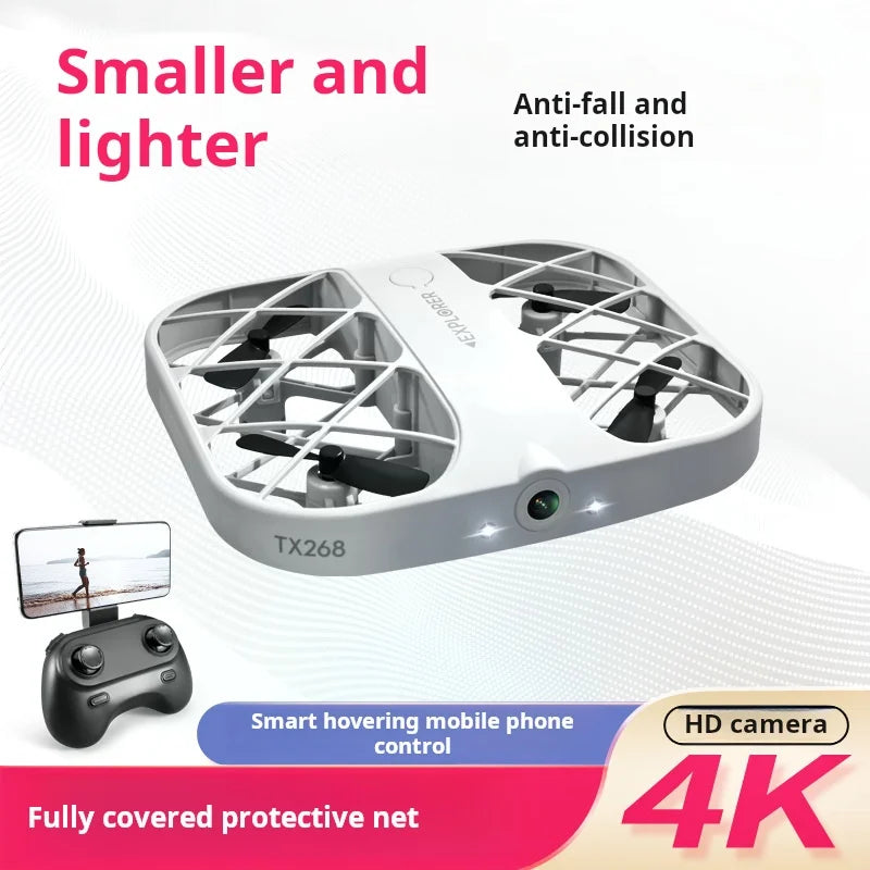 JJRC H107 Mini Drone Dron 8K 4K Quadcopter with Camera Real-Time Transmission Mini Pocket UFO Small Remote Control Plane Toy Boy