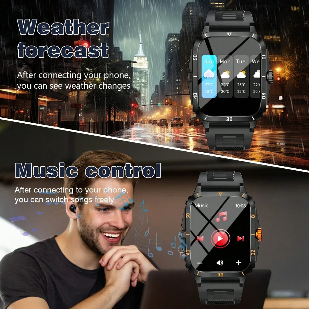 Smart Watches for Women Men,HD Full Touch Screen Sports Smart Watch,Multi-Function Sports Smart Watch with Android&IOS