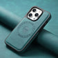 Magnetic Case for iPhone 16 15 14 13 12 Pro Max Plus Vintage Leather Cover for Magsafe Anti-konck Soft Shell iP16 Phone ./\';p