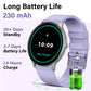 LAXASFIT 2025 Women's Smart Watch Bluetooth Talk 1.46 Touch Screen Health Monitoring IP68 Waterproof Men's Fitness Smartwatch