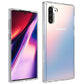 Soft TPU Frame + Transparent Hard PC Back Cover Shockproof Crystal Clear Phone Case For Samsung Galaxy Note 10 Pro Note10 Plus