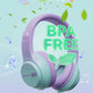 AWATRUE Kids Wired Headphones HK07 Stereo Sound Earphone with Mic Music Study Headset Limited Volume 74dB/85dB for Children