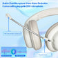 Over Ear Headphone Wireless Gaming Headset BT5.3 Over Ear Headphone with Mic 3.5mm Foldable Earphone Wireless PC Headset