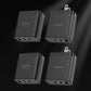 2packs 45W 3 Port USB Charger Type C Fast Charge Mobile Phone Adapter For iPhone Samsung Xiaomi Huawei Quick Charge Wall Charger