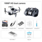 Mini V30 WiFi FPV Drone With 4K HD Dual Camera Obstacle Avoidance Drones Foldable RC Quadcopter Gift for Adults Kid Black Grey
