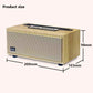 Multifunctional Wooden Bluetooth Speaker TWS Wireless Subwoofer Remote Sound System Portable Home Theater caixa de som FM Radio