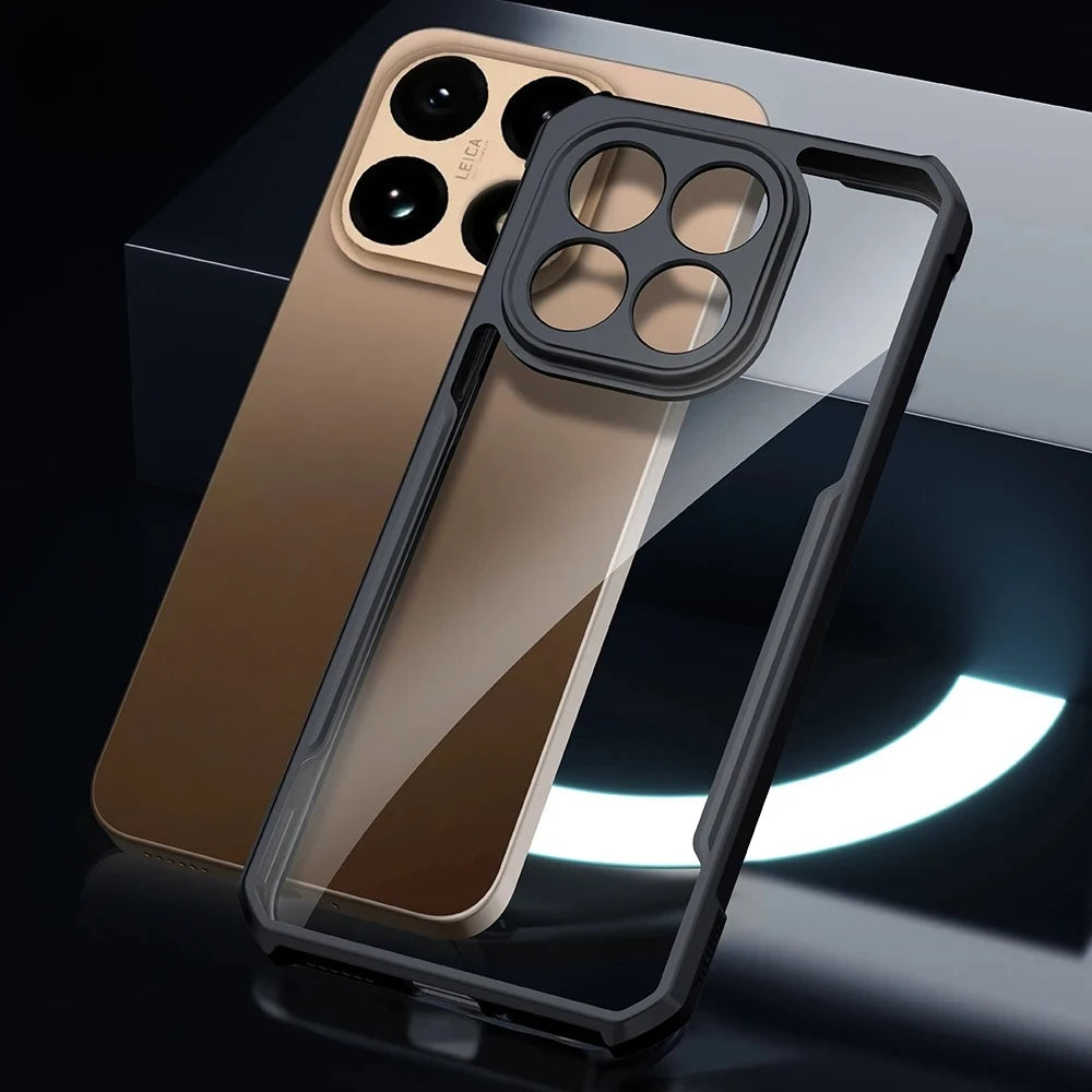 For Xiaomi 15T Case For Xiaomi 15T Pro Transparent Phone Cover Shockproof Bumper Protective Cases Luxury Case NonYellowing