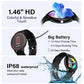 G.L Wear 2025 Women's Smartwatch Bluetooth Talk 1.46 Touch Screen Men's Smartwatch Health Monitoring IP68 Waterproof Fitness