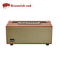 Multifunctional Wooden Bluetooth Speaker TWS Wireless Subwoofer Remote Sound System Portable Home Theater caixa de som FM Radio
